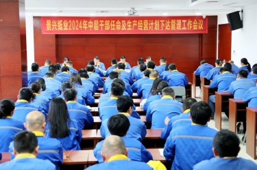 开拓创新 铿锵前行|8868体育官网首页入口召开2024年中层干部任命及生产经营计划下达管理工作会议